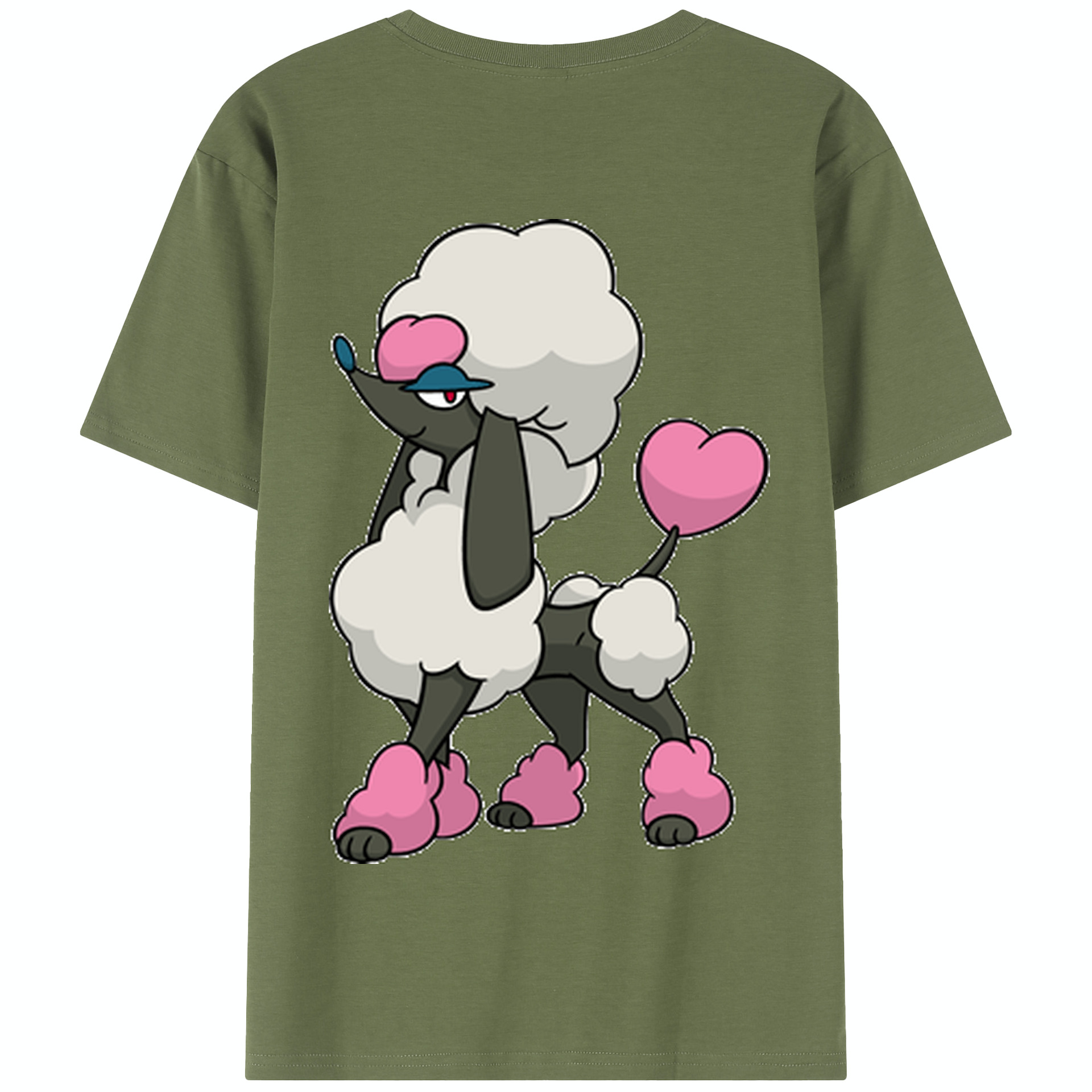 （画像用） ポケットモンスター Pokémon 綿100％半袖Tシャツ（背面プリント）